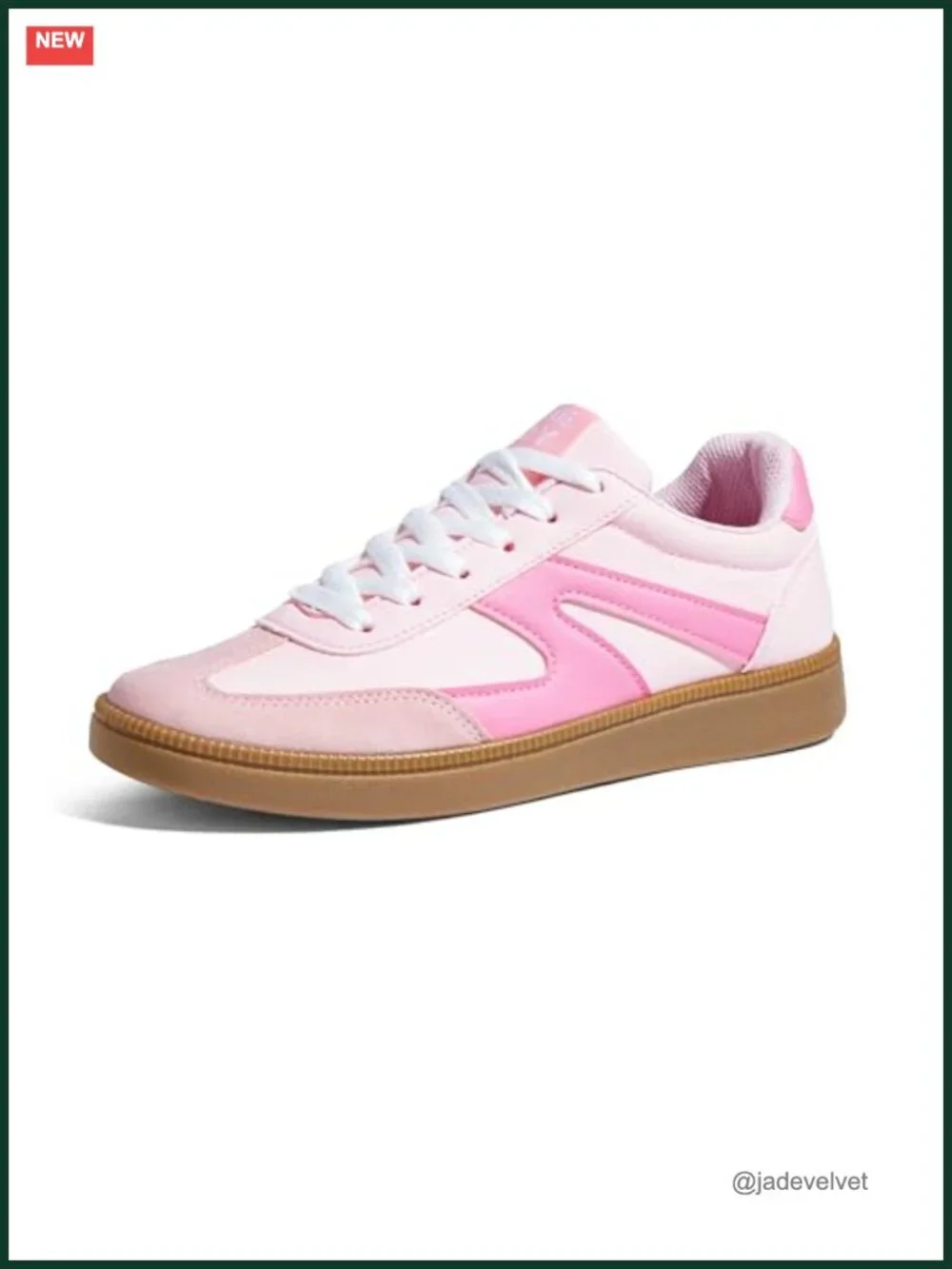 Retro Women's Sneakers Patchwork Leather Suede Non-Slip Cushion